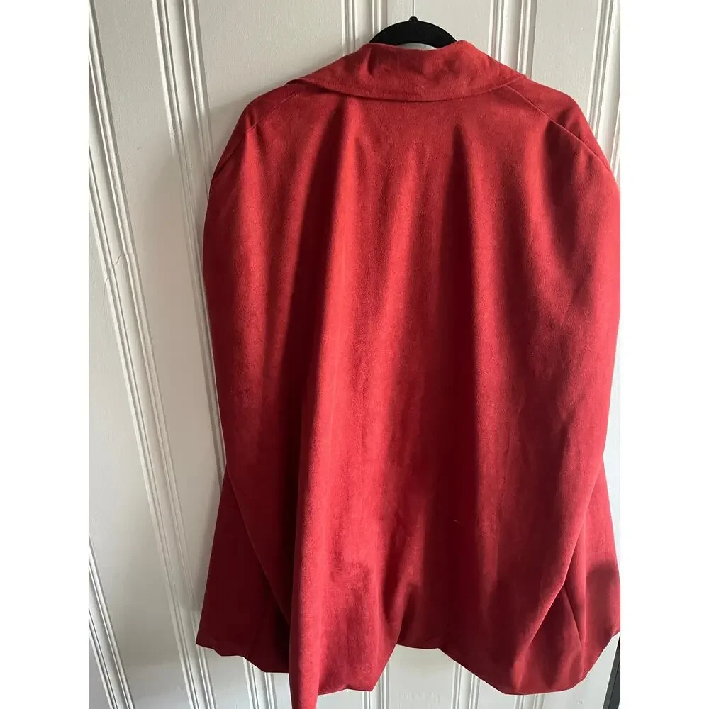 Cape/coat swallow red order plus size Med